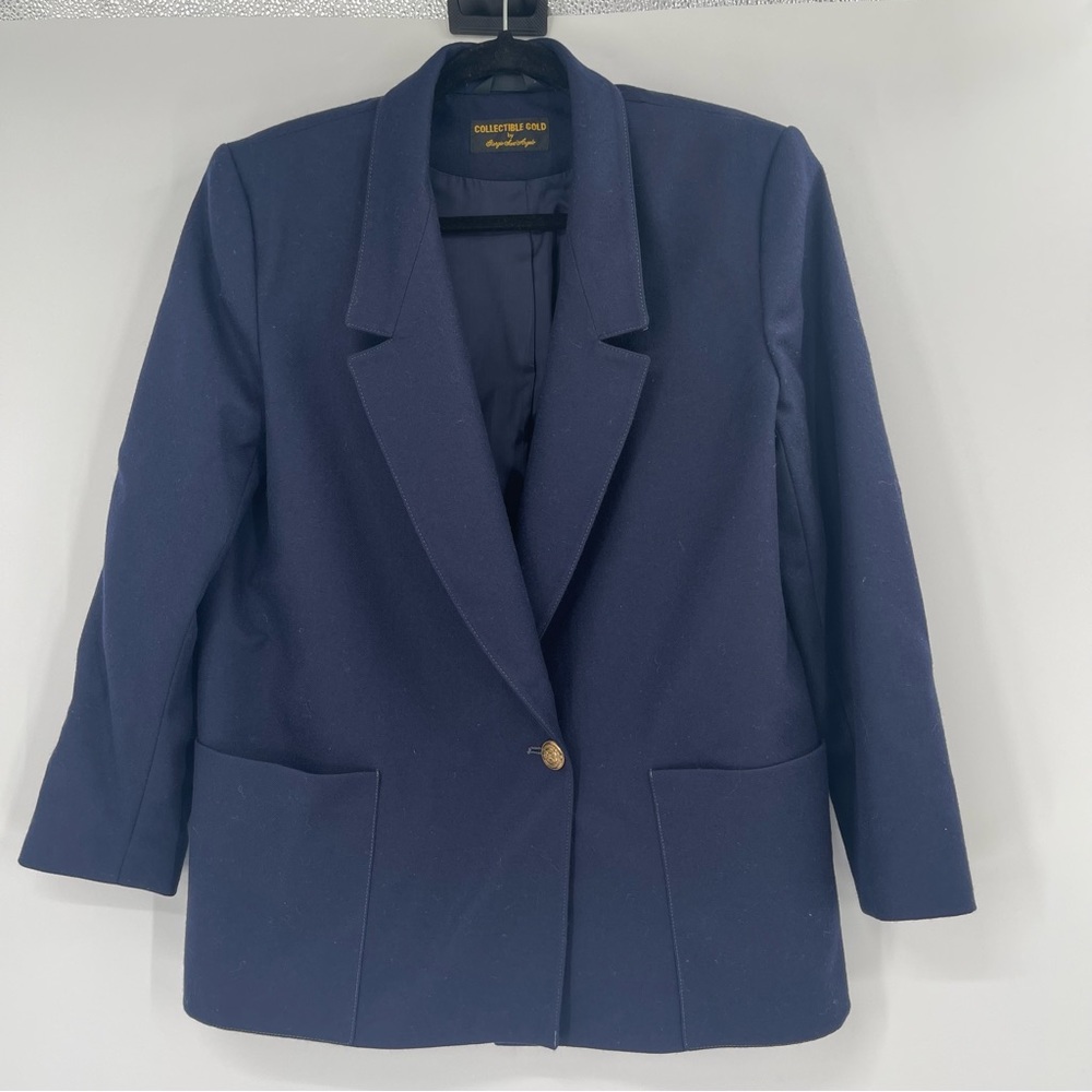Giorgio Sant’ Angelo 100% Merino Wool Blazer Jacket